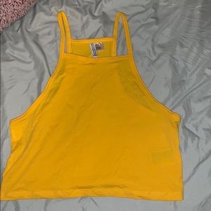Little yellow crop top, size MEDIUM